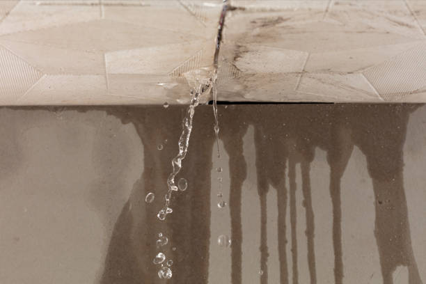 Professional Flood Damage Cleanup technician working in Ocean Park, ME